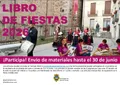 Cartel de la participación en el libro de fiestas de Alba de Tormes