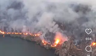 Imagen extraída del vídeo de la cuenta meteo_trasosmontes. 