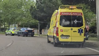 Accidente en la rotonda Vetones y Vacceos | Andrea Mateos