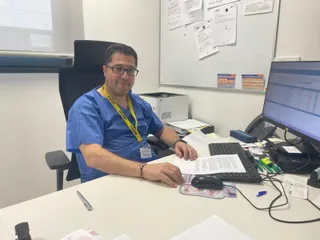 Alberto Álvarez, jefe de la unidad de endoscopias del Hospital de Salamanca.