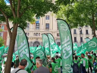 Manifestación de CSIF. Foto de archivo