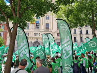 Manifestación de CSIF. Foto de archivo