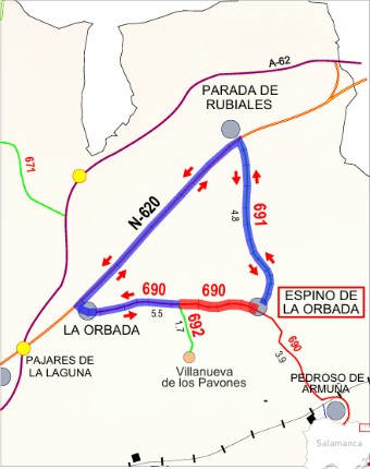 Itinerario Alternativo Para La Carretera Que Une Espino De <a href=