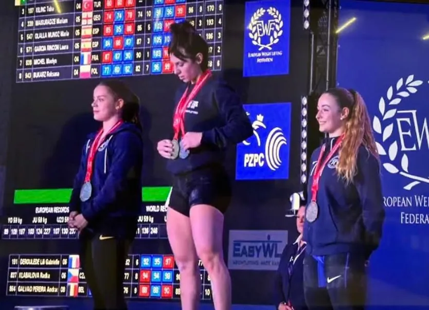 Las hermanas García Rincón triunfan en el Campeonato de Europa Junior y Sub 23 de halterofilia: seis medallas, un récord de Europa y dos marcas nacionales