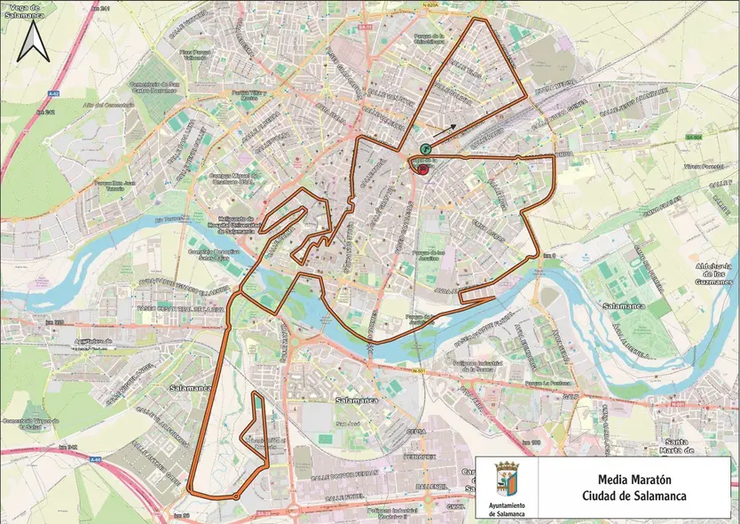 Mapa Media Maratón 