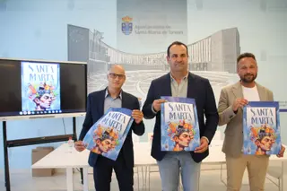 Presentación de las fiestas de Santa Marta