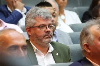 Manuel Hernández, alcalde de Doñinos de Salamanca. Día de la Provincia