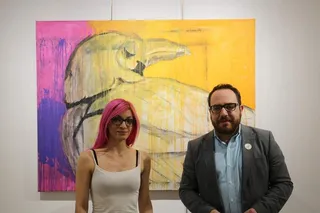 Elena Fidalgo muestra sus pinturas 'Con lápiz y papel' en el Espacio Joven