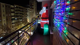 J.F.C.N. Decoración navideña en una vivienda de la avenida de Portugal en Salamanca capital (1)
