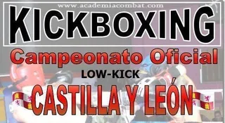 Eduardo Pérez compite en el Campeonato de Castilla y León de Low-kick
