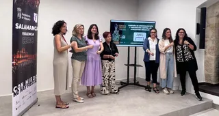 Presentación de la campaña de sensibilización y prevención contra agresiones sexuales que el Ayuntamiento de Salamanca