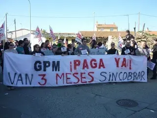 Los trabajadores de GPM se vuelven a manifestar por el impago de sus salarios