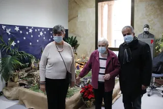 Inauguración del Belén de Navidad de la Residencia Asistida Provincial