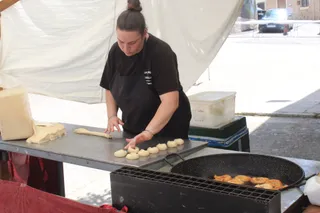 Trabajando en un mercado | Belén Hurtado