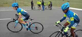 Un oro, una plata y tres bronces de la Escuela de Ciclismo Salmantina en Guijuelo