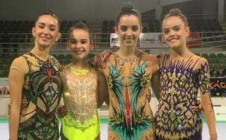 Buenas actuaciones del Club Rítmica Salamanca en la semifinal de la Liga Iberdrola