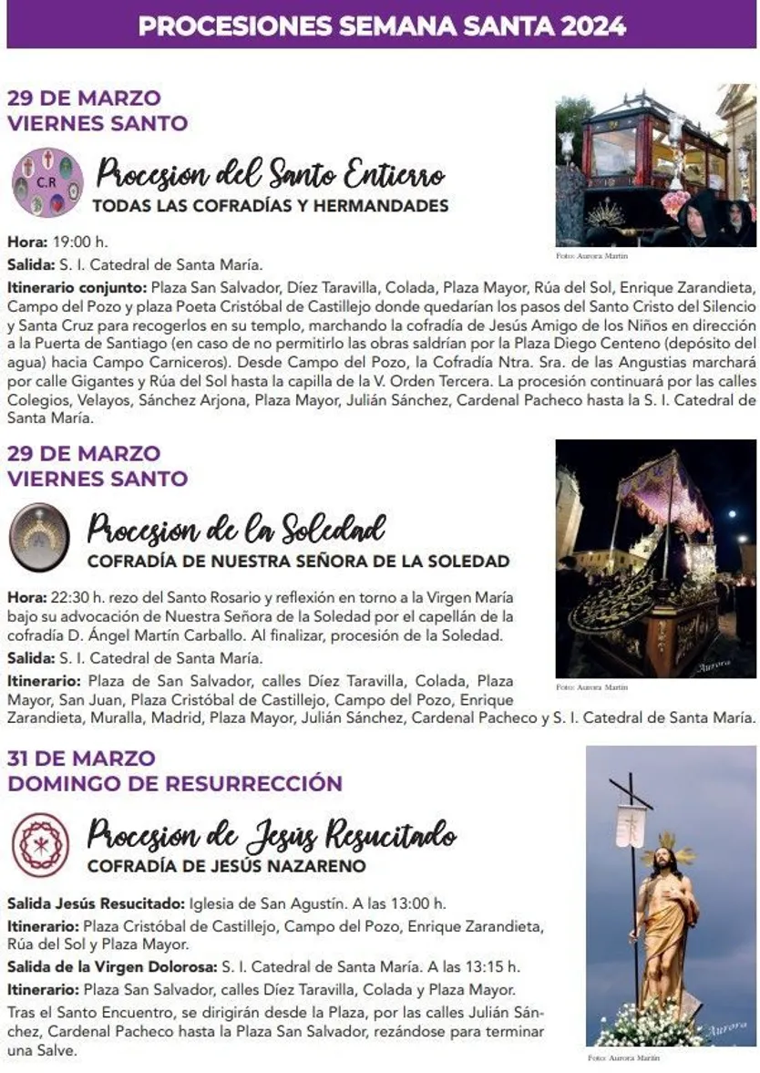 Procesiones Semana Santa Ciudad Rodrigo 3