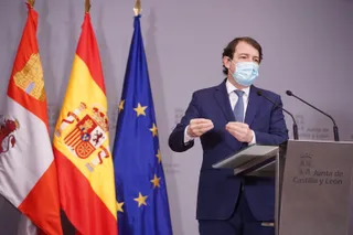 Mañueco, durante la presentación de este miércoles. | FOTO: ICAL