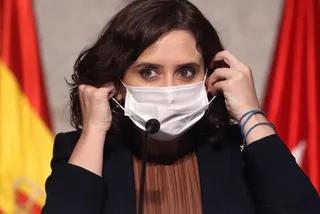 Ayuso mascarilla