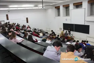 Imagen de archivo de una clase de la Universidad de Salamanca