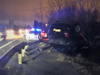 Vuelco de un turismo en Pelabravo en la tarde de este viernes, 22 de enero 2