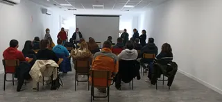 Alumnos del taller de empleo de Doñinos de Salamanca