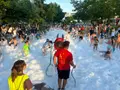 Fiesta de la espuma en Carbajosa de la Sagrada