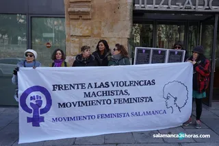 Concentración movimiento feminista frente juzgados