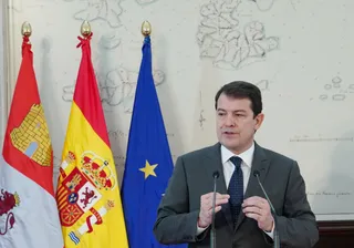 Presidente de la Junta de Castilla y León, Fernández Mañueco. Foto Agencia ICAL