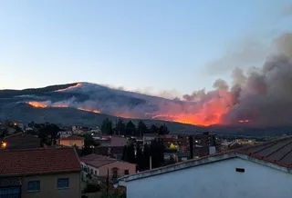 Incendio forestal en El Tiemblo | Foto: ICAL