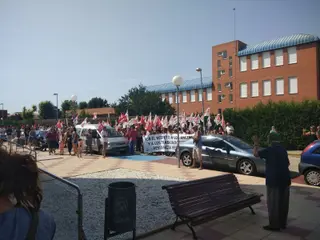Manifestación en la residencia de Babilafuente