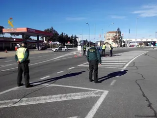 Operativo de la Guardia Civil en Fuentes de Oñoro
