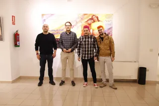 Ángel Fernández, inaugura la exposición ‘Iguales, 25 años de lucha LGTBI+ en Salamanca’