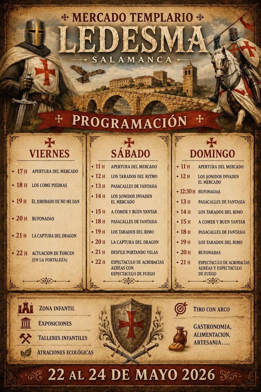 Mercado templario Ledesma