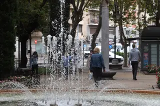 Una mujer pasea por Carmelitas