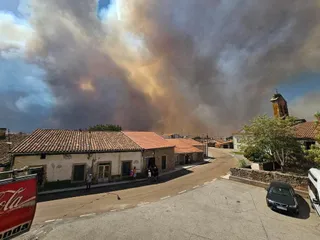 El incendio de Cipérez (IGR2) llega hasta Cerezal de Puertas | Imagen cedida a Salamanca24horas