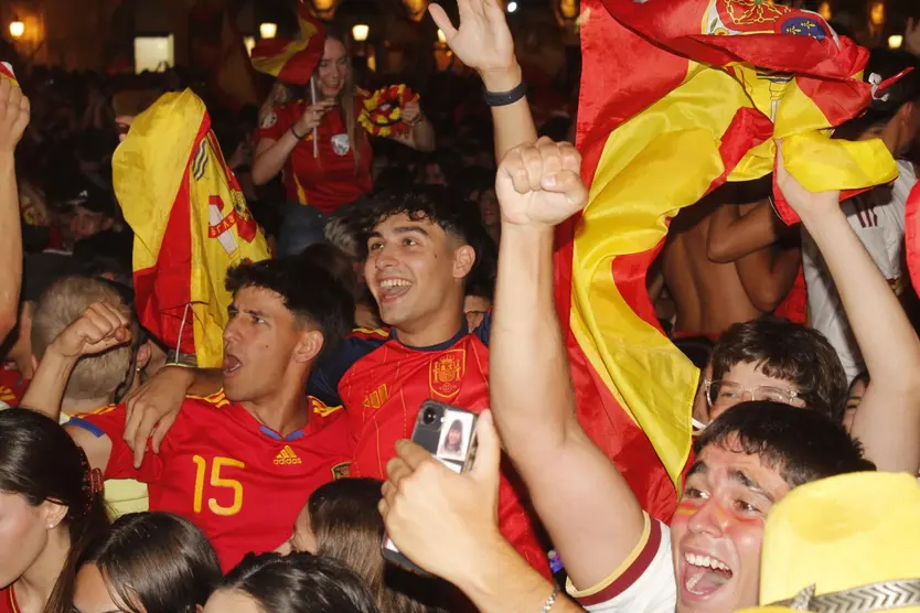 Celebración victoria Mundial