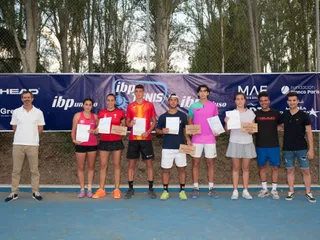 Ganadores del segundo Open de tenis IBP Ciudad de Salamanca
