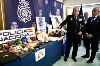 La Policía Nacional incauta en Valladolid el mayor alijo de Castilla y León, con 59 kg de cocaína y 19 detenidos. Foto: Leticia Pérez, agencia Ical