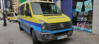 Ambulancia en calle de Zamora