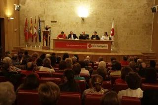 Reconocimiento de voluntarios de cruz roja