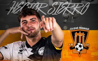 Héctor Sierro, fichaje del Ciudad Rodrigo CF.