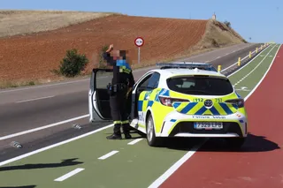 Vuelca un coche en la SA-300