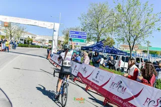 Paola Pascua en la Copa de Ciclismo femenino CLM