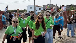 Encierro matinal en Pereña de la Ribera
