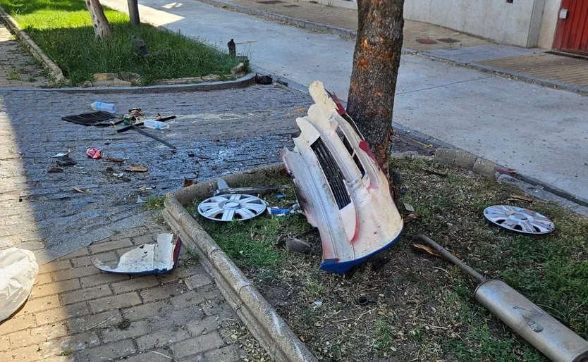 Accidente en San Cristóbal de la Cuesta 2 | FOTO SALAMANCA24HORAS.COM