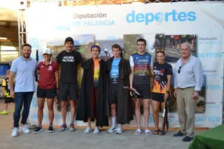 Ester Rodríguez, ganadora del Triatlón de Astudillo