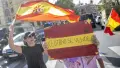 Varias personas protestan en Ceuta - Europa Press