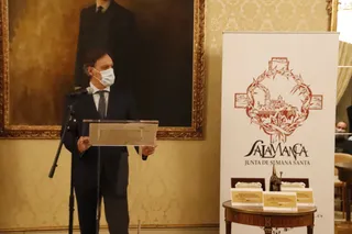 Presentación del cartel de la Semana Santa de Salamanca de 2022.