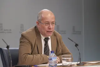 El vicepresidente de la Junta, Francisco Igea, en la rueda de prensa posterior al Consejo de Gobierno
